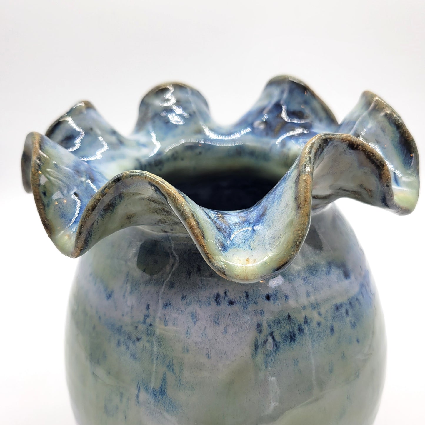 Ruffled Vase