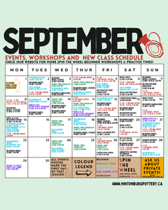 September Course and Workshop Calendar