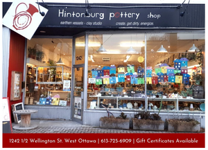 Hintonburg Pottery Holiday Shopping