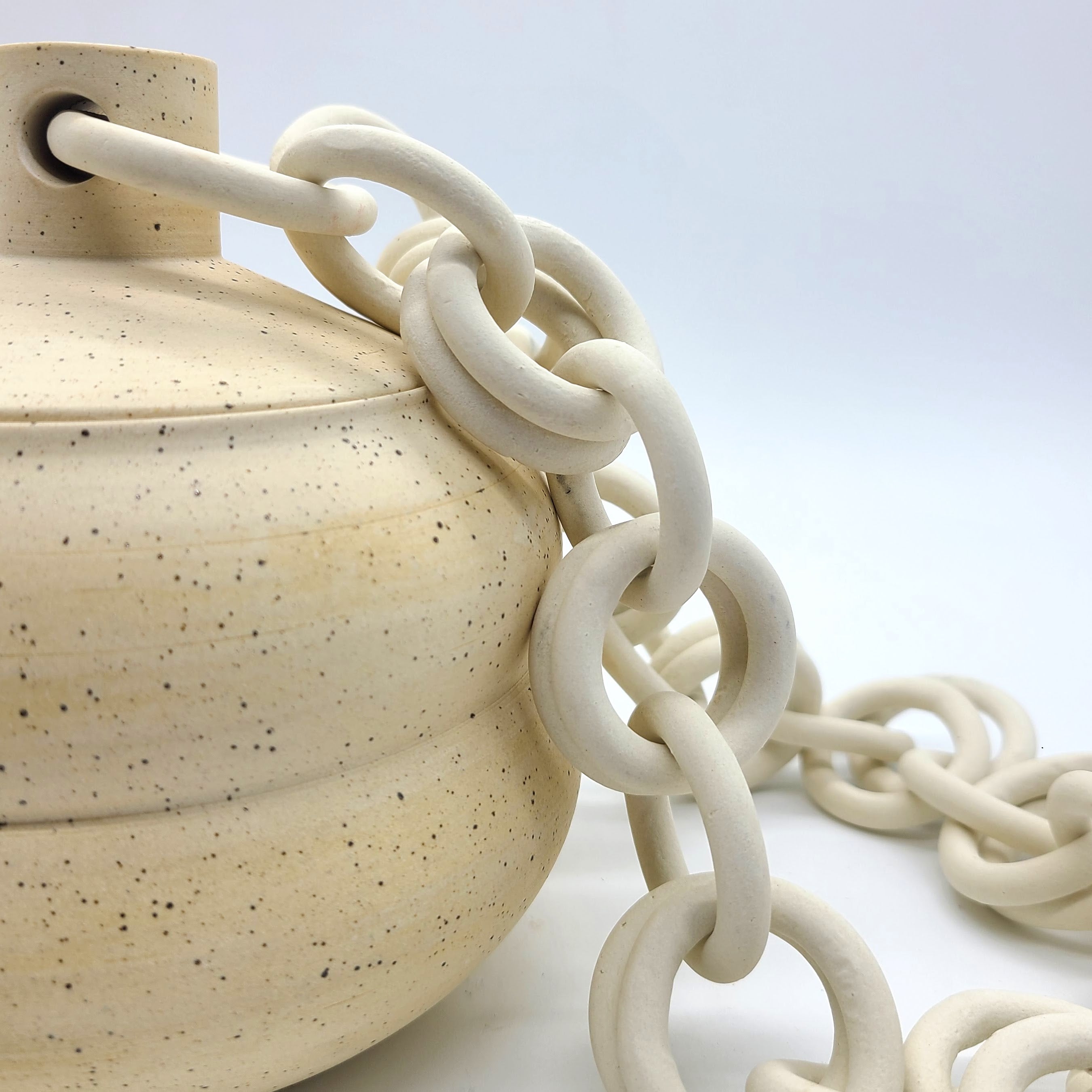 Treasure Chest with Double Porcelain Chain