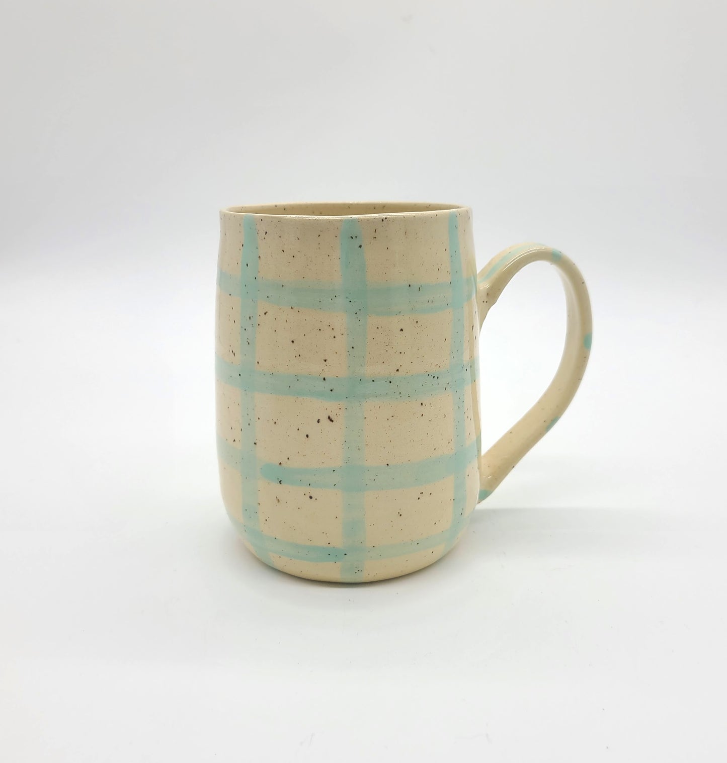 Spring Gingham Mugs