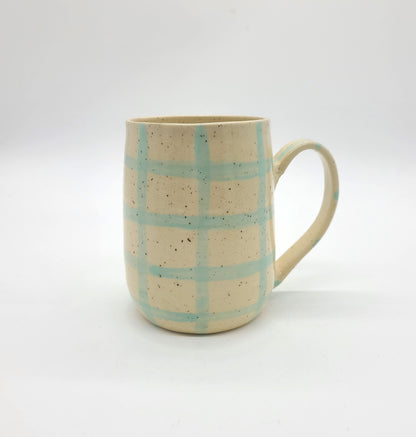 Spring Gingham Mugs