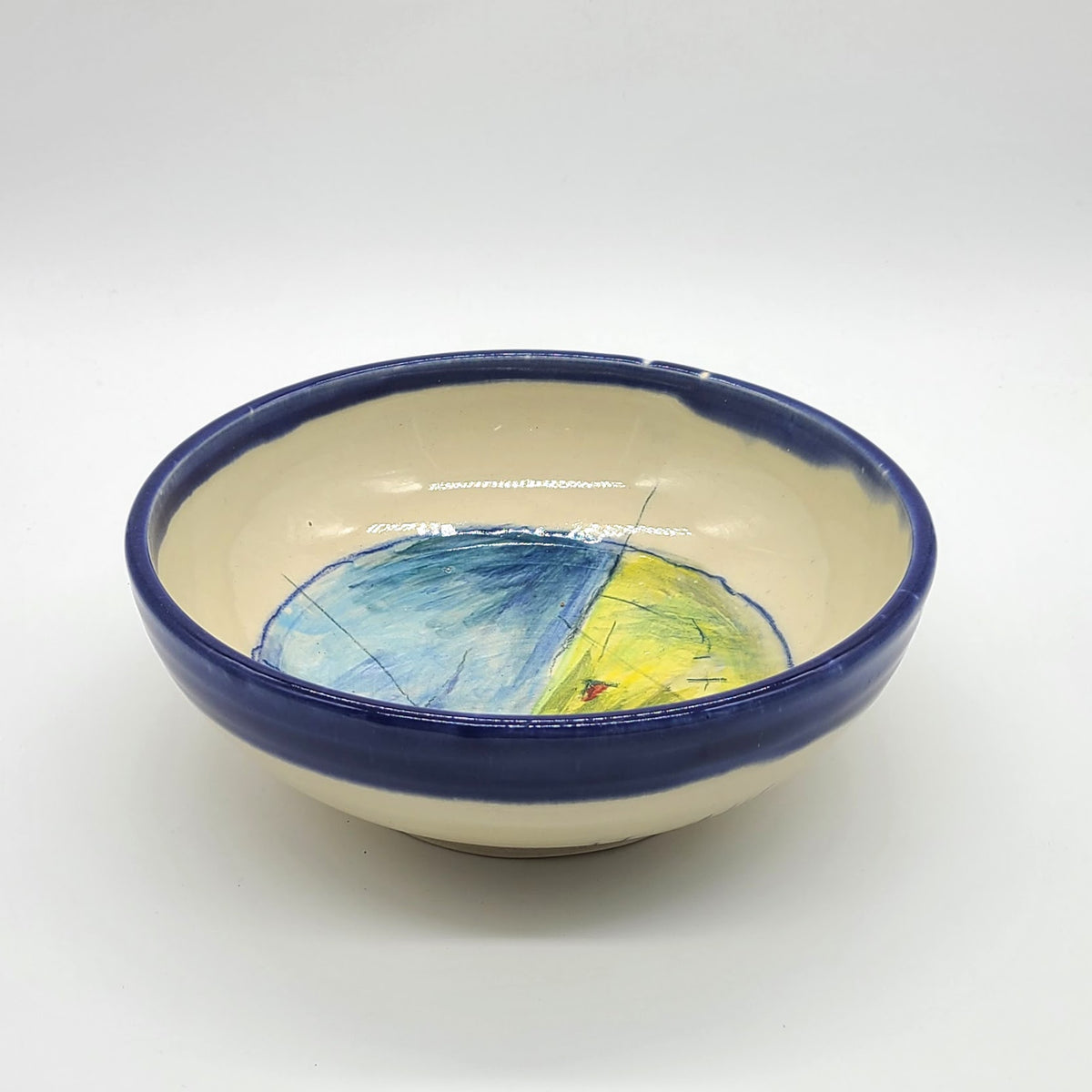 Large Art Serving Bowl
