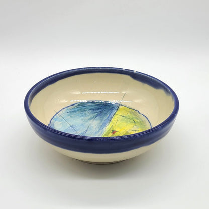 Large Art Serving Bowl