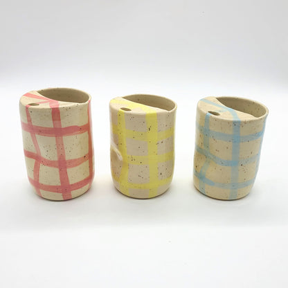 Gingham To-Go Cups