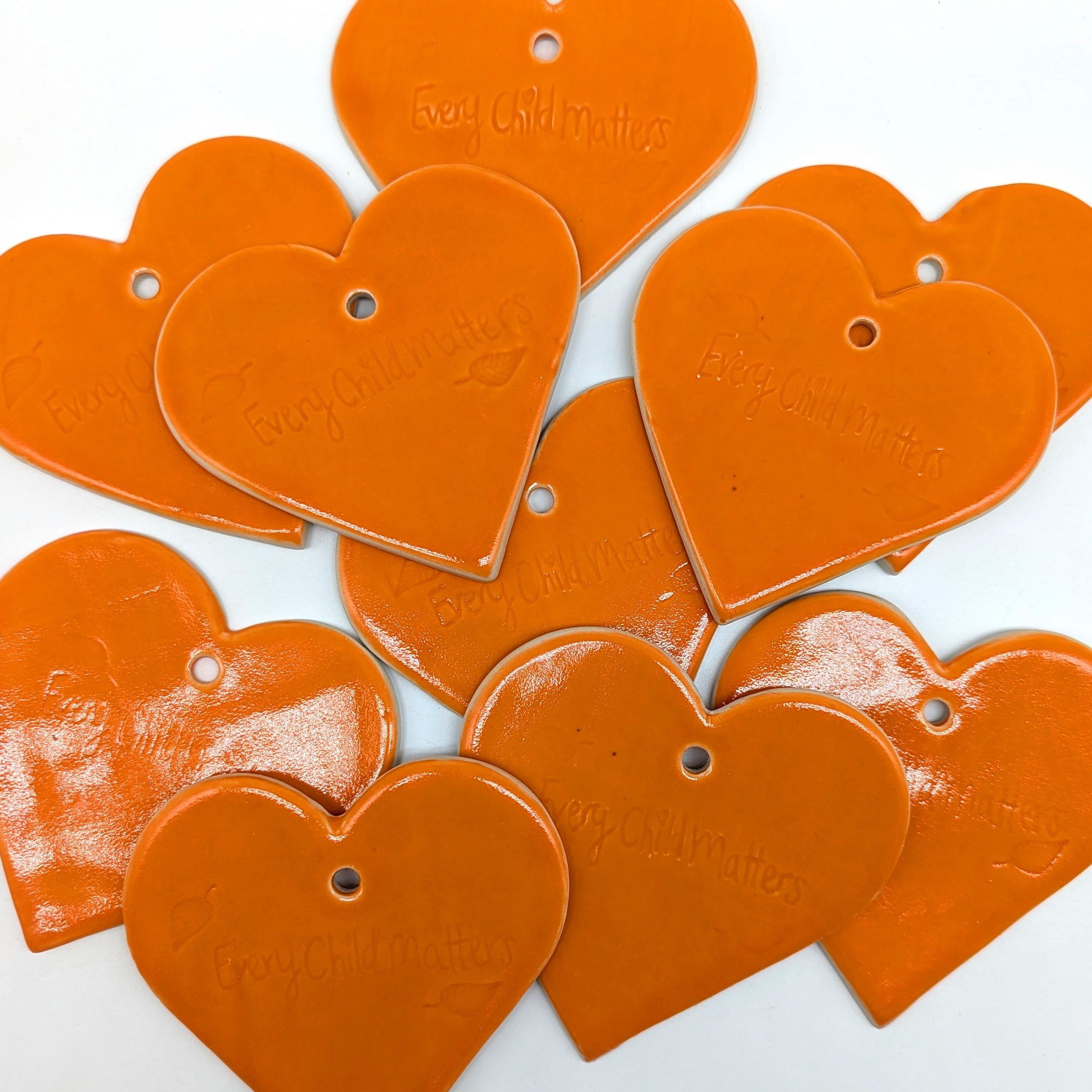 Truth and Reconciliation Fundraiser Hearts