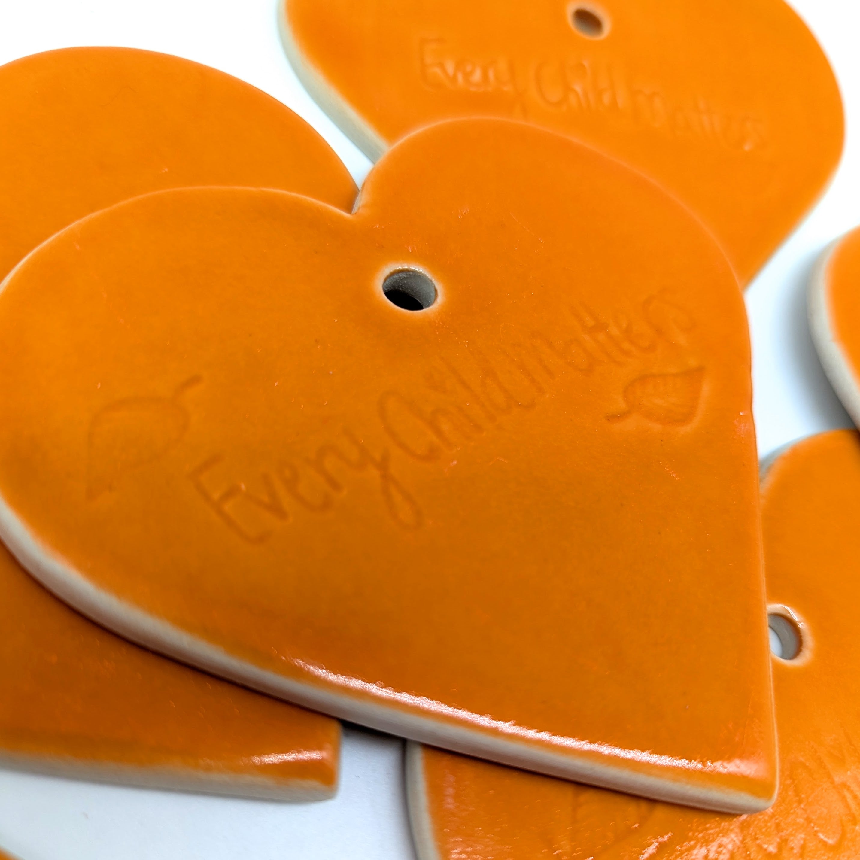 Truth and Reconciliation Fundraiser Hearts