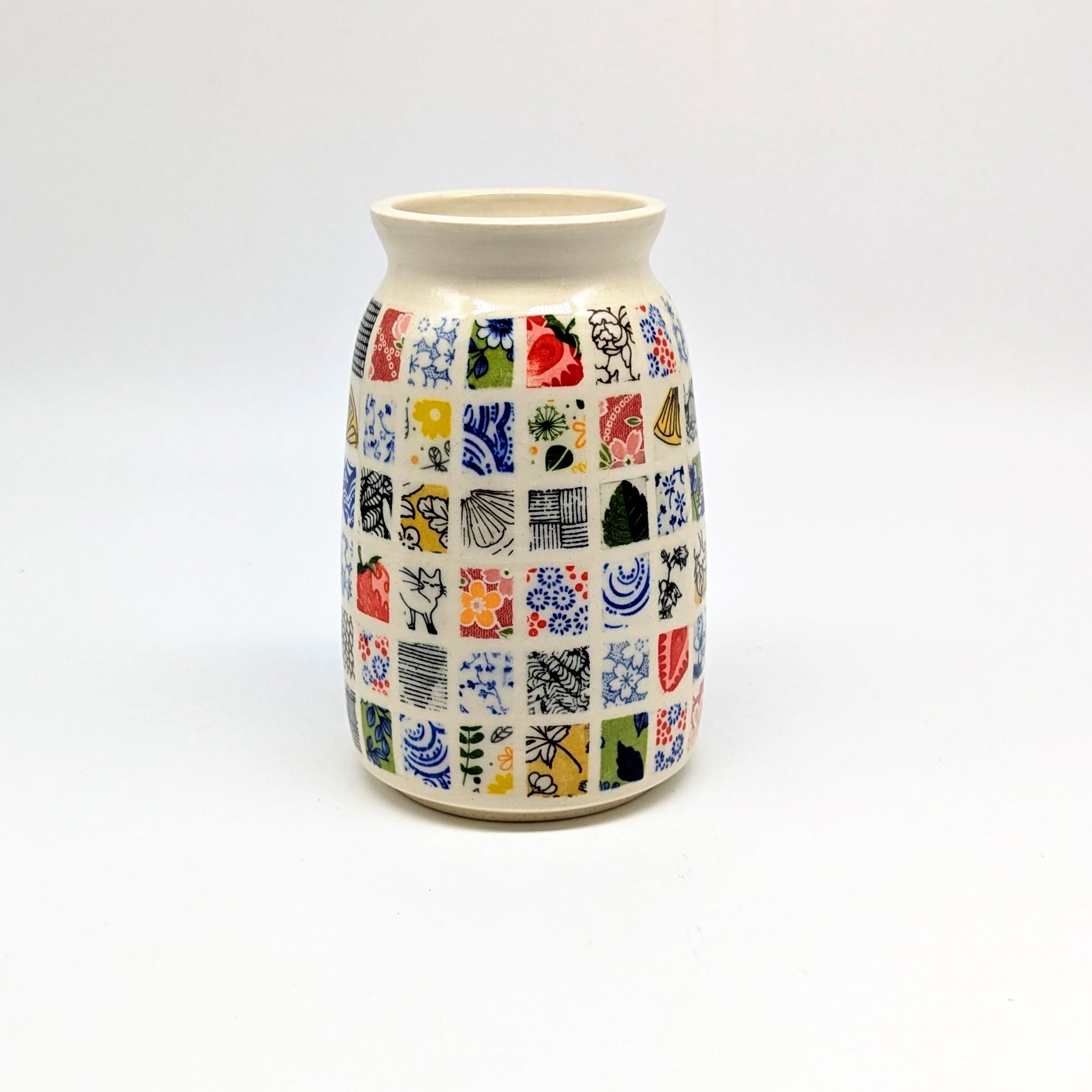 Patchwork Grid Vases