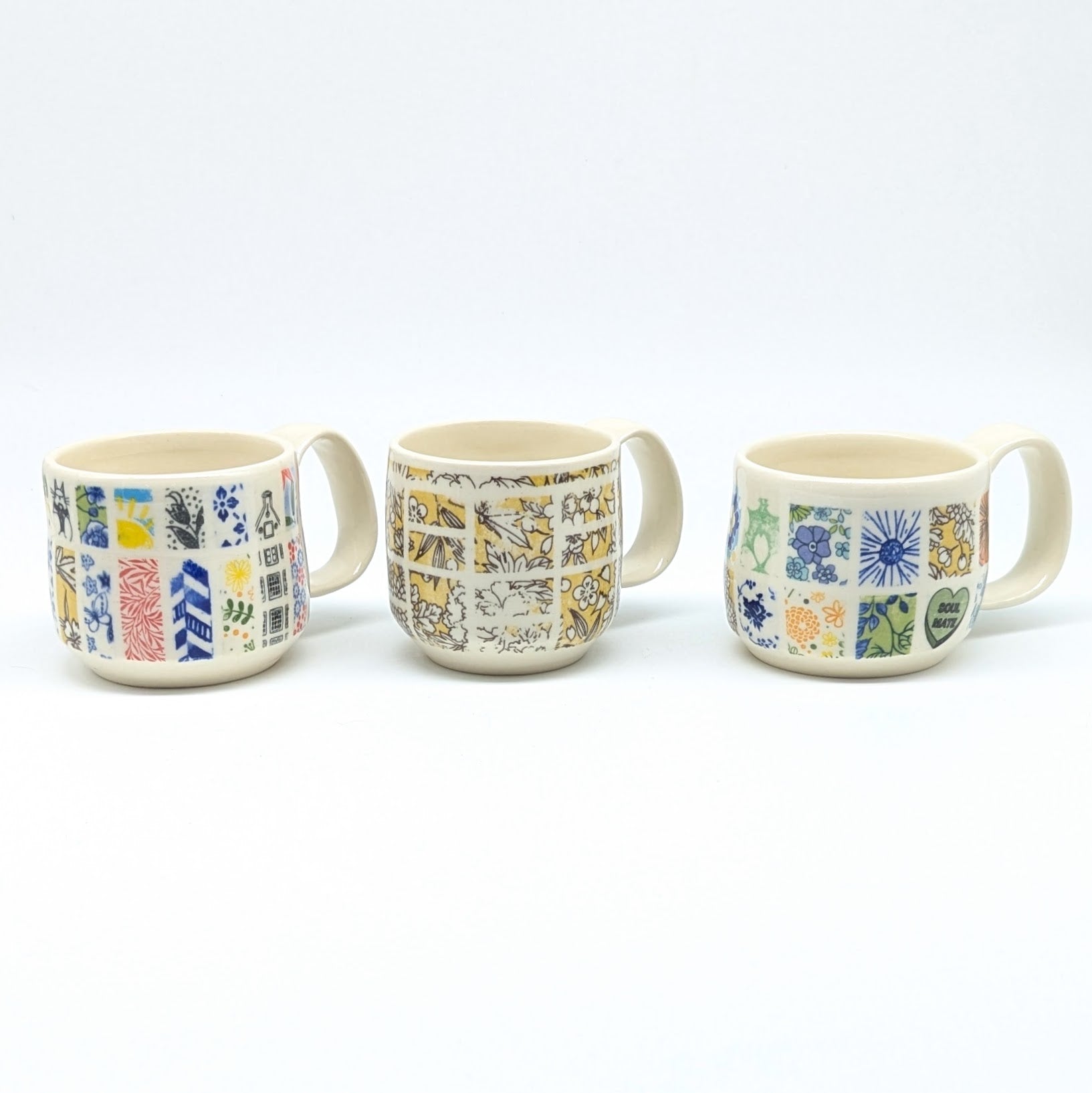 Patchwork Mugs