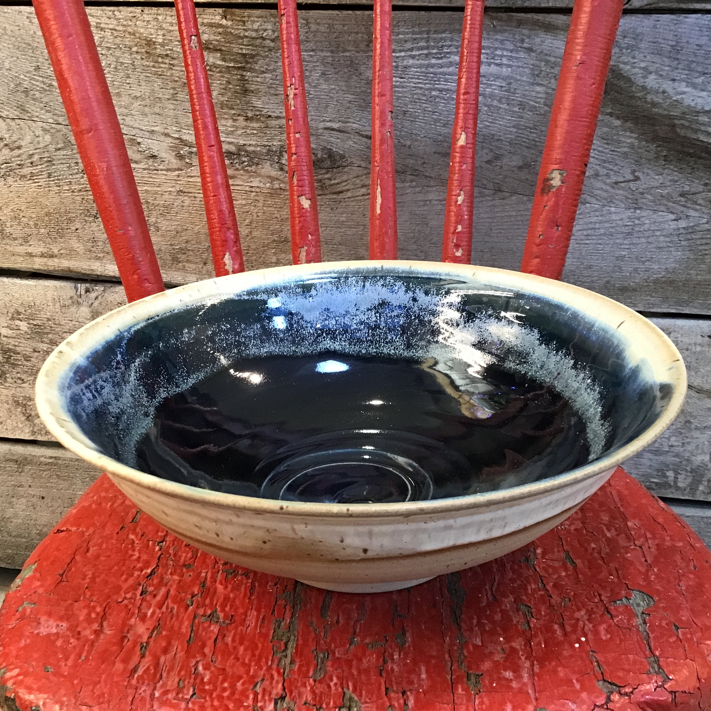 Deep Swirl serving bowl