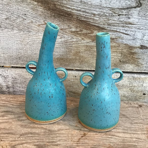 Vase with round handles