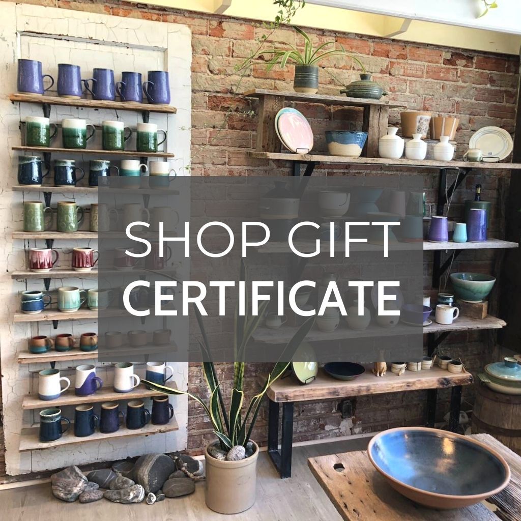 Hintonburg Pottery Shop Online Gift Certificate